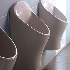 Armitage Shanks multiple white urinals